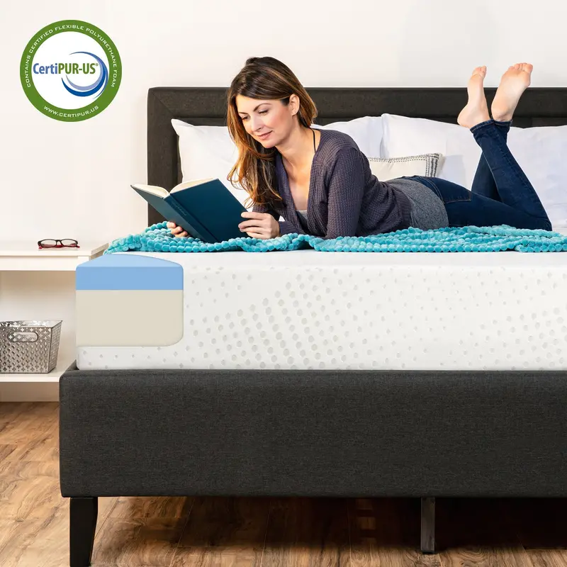 10-Inch Gel-Infused Memory Foam Mattress With Dual-Layer Support 3