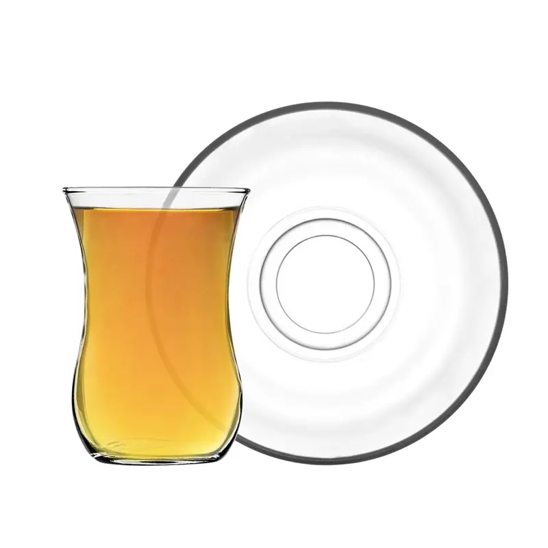 115 Ml Klasik Turkish Tea Glasses With Saucers – Set Of 6 1