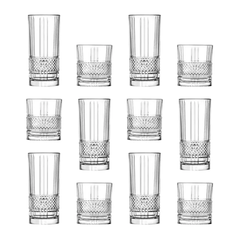 12-Piece Crystal Glassware Set – Premium Bar Collection 1