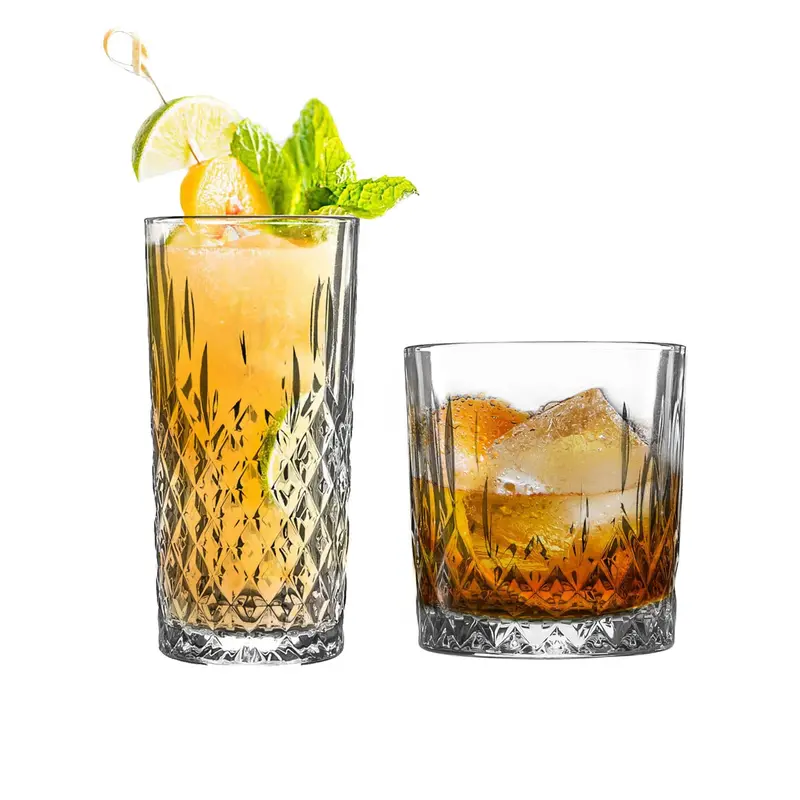 12-Piece Odin Glassware Set: Tumblers And Highball Glasses 1