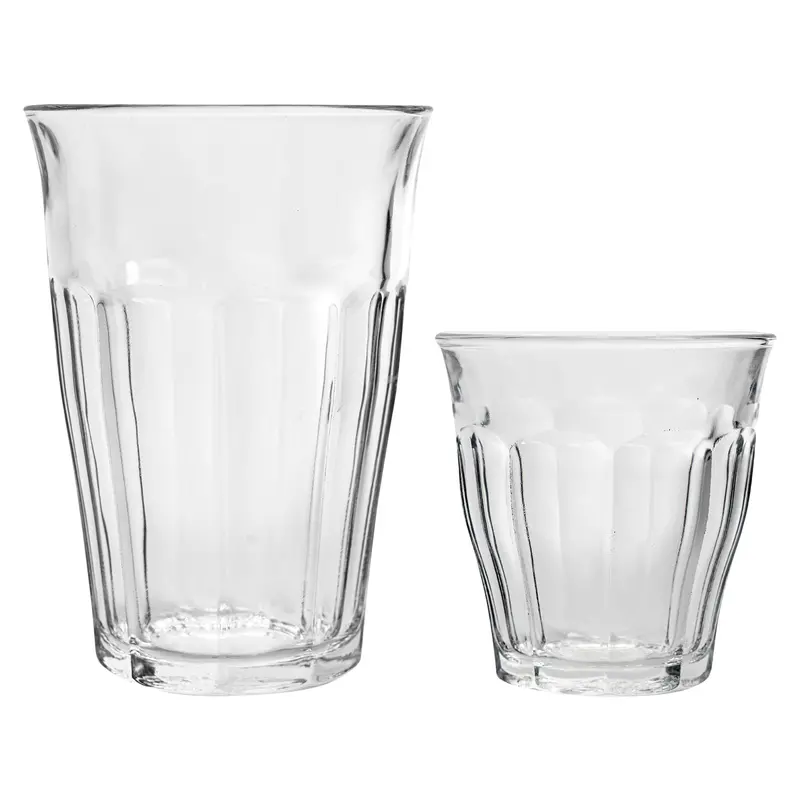 12-Piece Picardie Glassware Set: Tumblers & Highballs 1