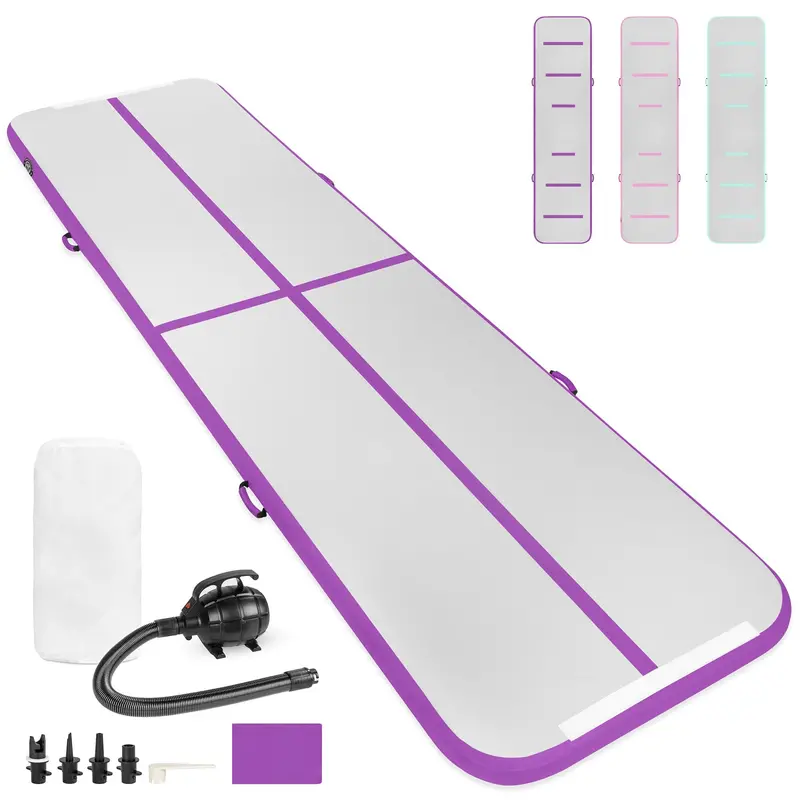 13-Foot Inflatable Tumbling Mat For Gymnastics – Includes Electric Pump 1