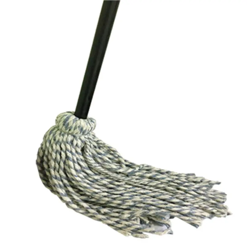 #16 Natural Cotton Deck Mop With Wood Handle – 48" Green Seal Certified 1