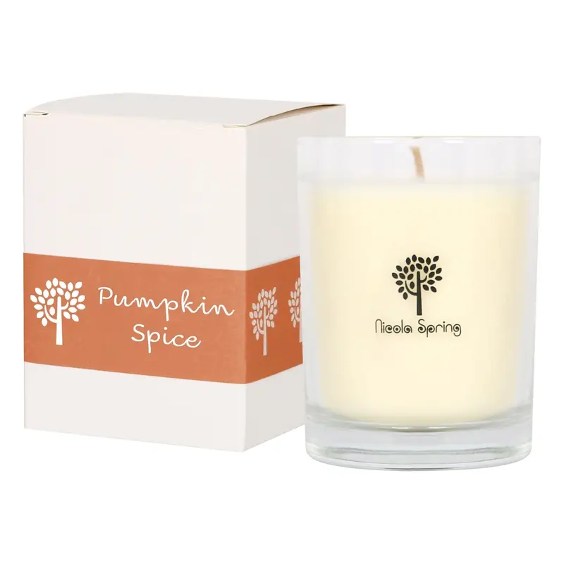 160G Compact Soy Wax Candle – Pumpkin Spice Aroma 1