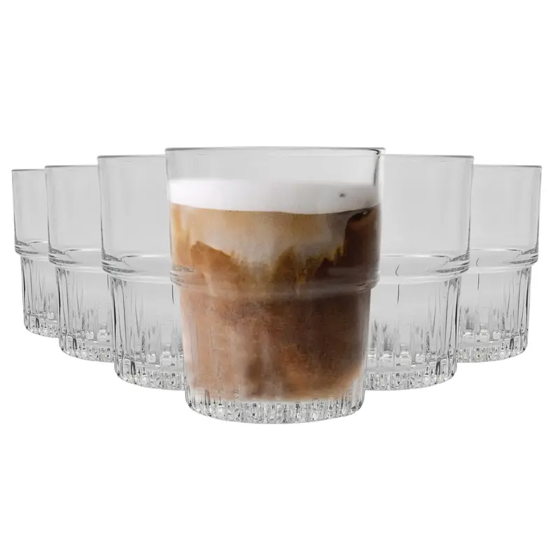 160Ml Compact Stackable Drinking Tumblers – Set Of Six 1