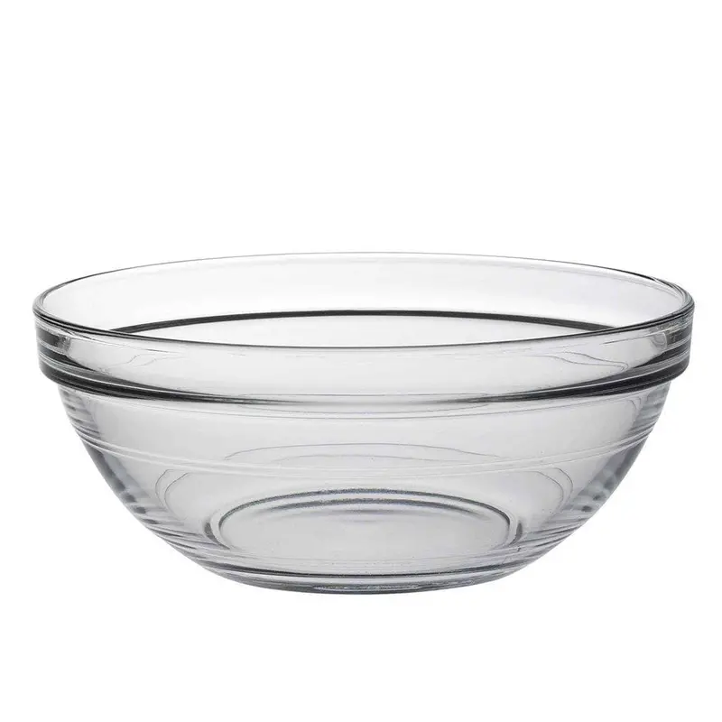 17Cm Clear Glass Nesting Mixing Bowl – Lys Collection 1