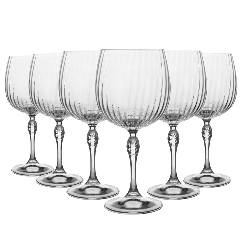 1920S-Inspired Gin Glasses – 745Ml, Six-Piece Set 1