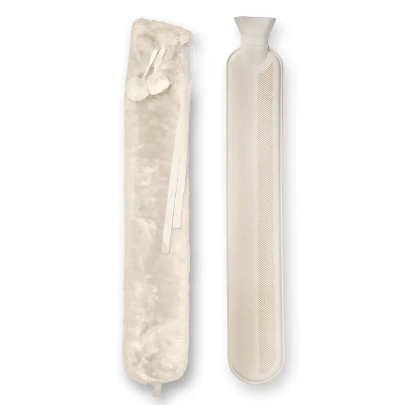 2-Litre Long Hot Water Bottle With Cozy Cover Set 1
