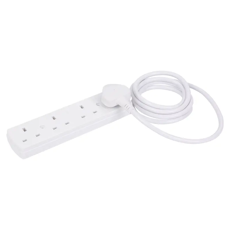 2-Metre 4-Socket Extension Lead With Built-In Surge Protection 1