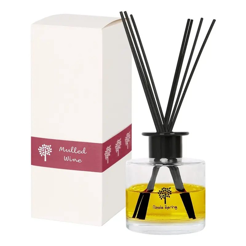200Ml Glass Reed Diffuser In Mulled Wine Fragrance 1