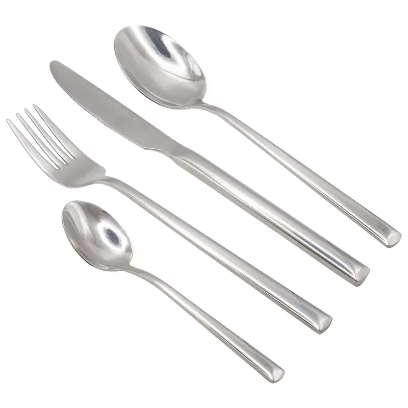 24-Piece Premium Stainless Steel Cutlery Set (6 Sets) 1