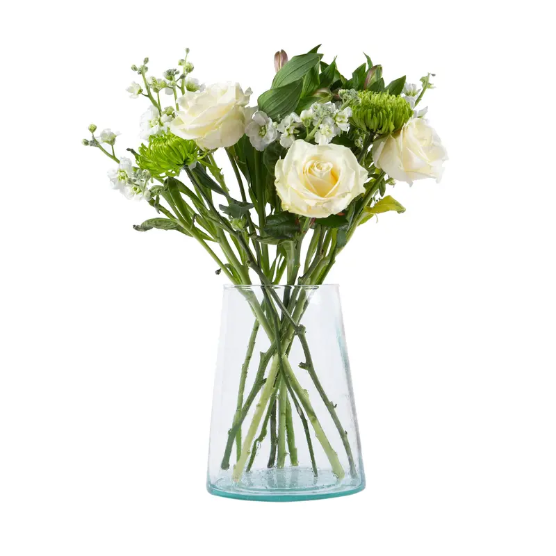 25Cm Jebel Handblown Recycled Glass Vase 1