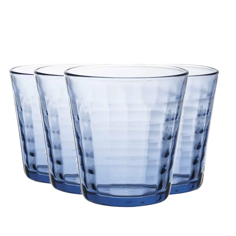 275Ml Blue Prisme Tumbler Glasses – Set Of 4 1