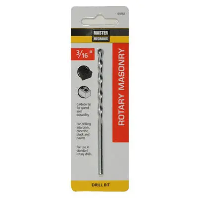 3/16-Inch By 4-Inch Masonry Drill Bit For Concrete And Brick 1