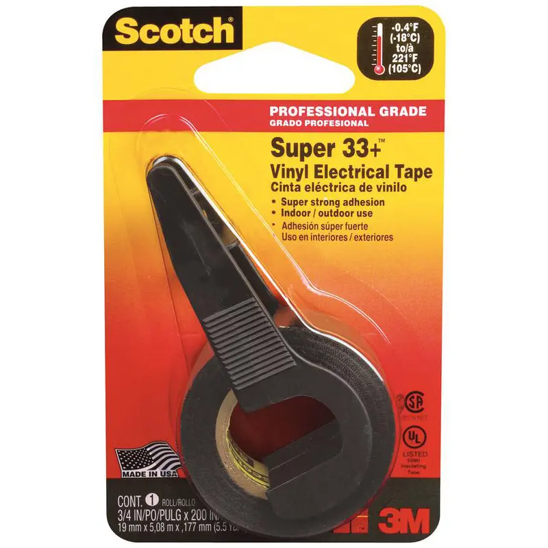 3/4-Inch Wide Vinyl Electrical Insulation Tape – 5.5-Yard Roll 1