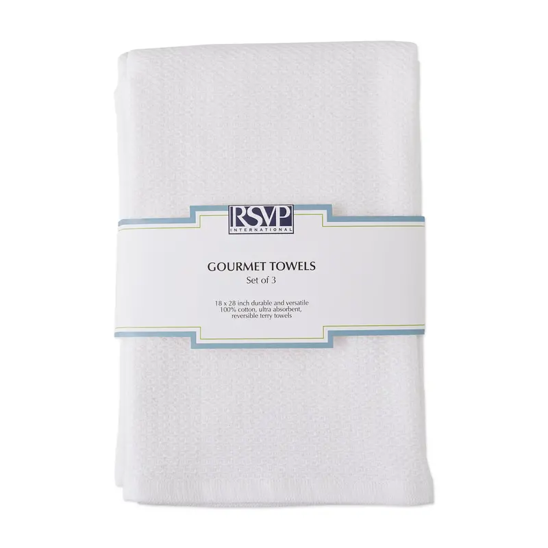 3-Piece Reversible Terry Cloth Towel Set 1