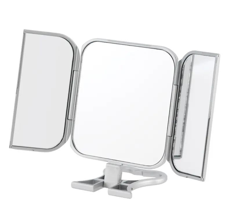 3-Way Adjustable Portable Vanity Mirror With Led Lighting 1