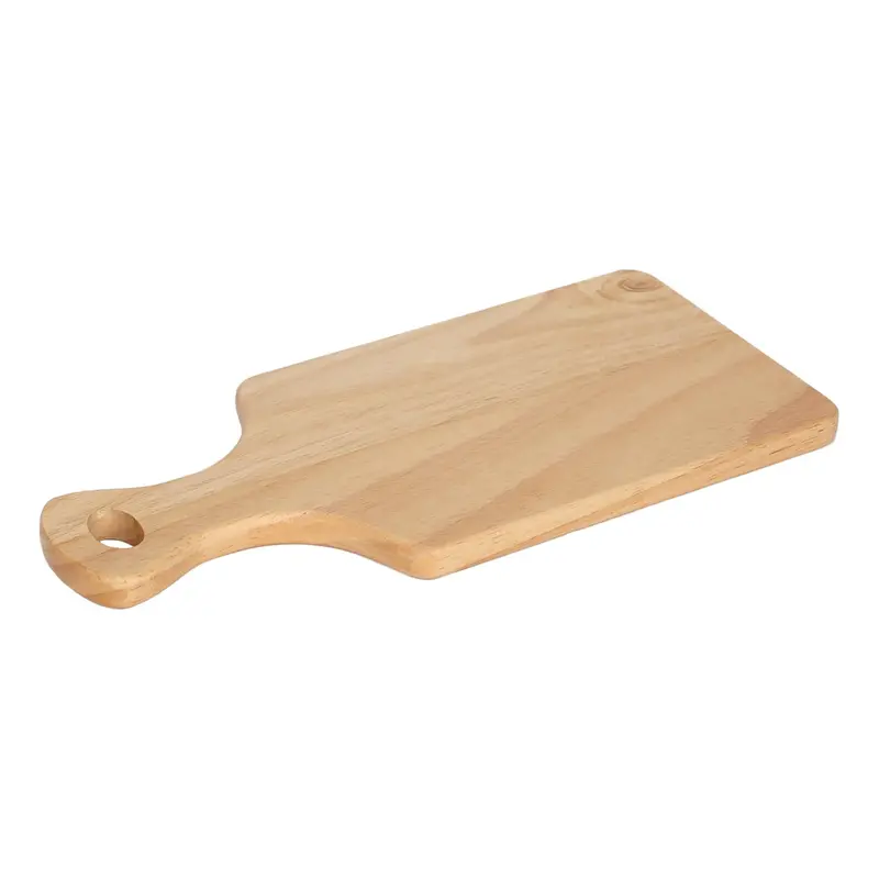 34Cm × 16Cm Ergonomic Wooden Chopping Board With Integrated Handle 1