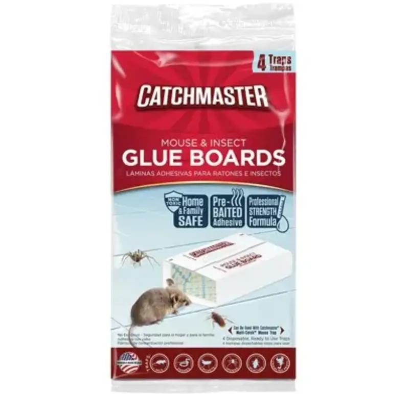 4-Pack Baited Glue Traps For Mice And Insects 1