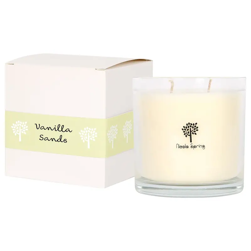 400G Soy Wax Candle Infused With Soothing Vanilla Sands Notes 1
