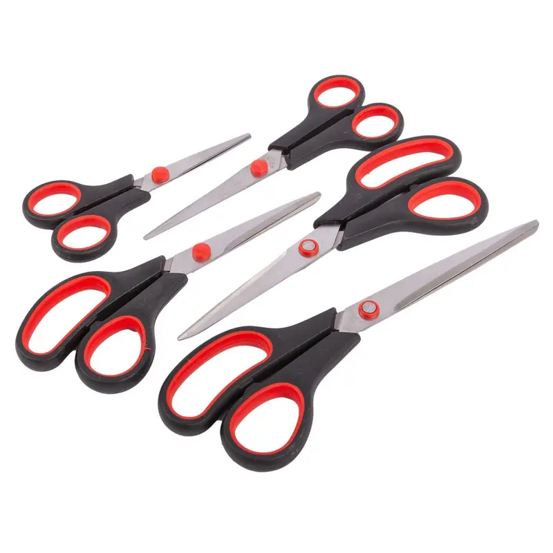 5-Piece Black Stainless Steel Precision Scissors Collection 1