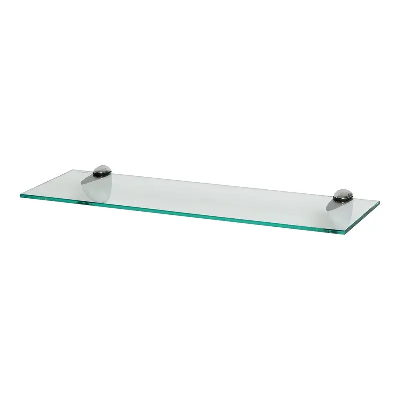 60Cm Wall-Mounted Glass Bathroom Shelf 1