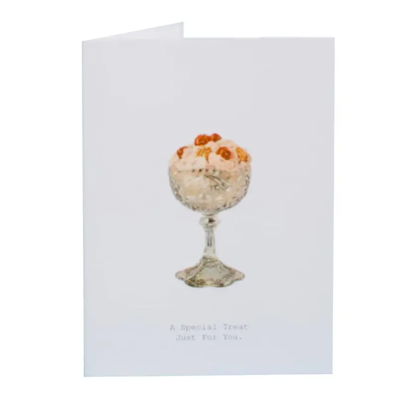 'A Special Treat' Glitter Greeting Card – 3.5" X 5" Sweet Sentiment 1