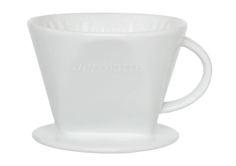 Aerolatte 2-Cup Ceramic Pour-Over Coffee Filter Cone 1