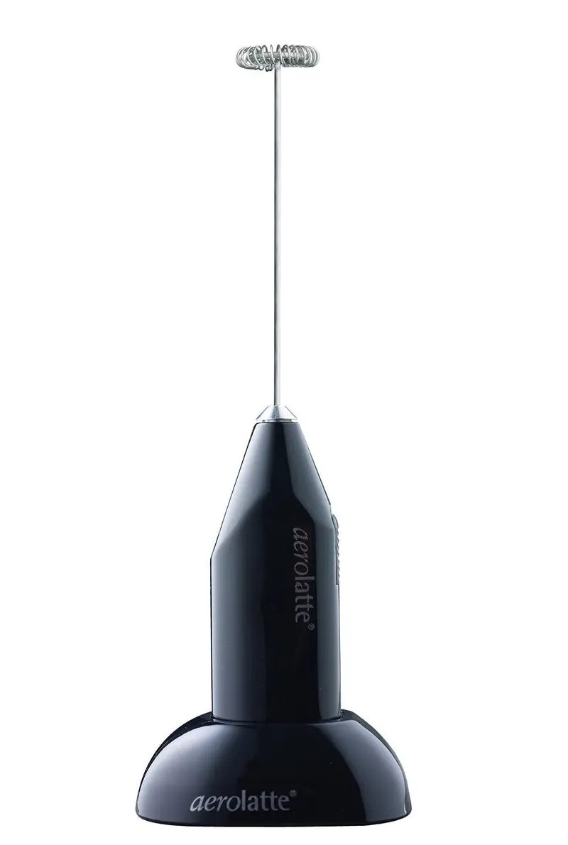 Aerolatte Portable Electric Milk Frother With Charging Stand – Matte Black 1