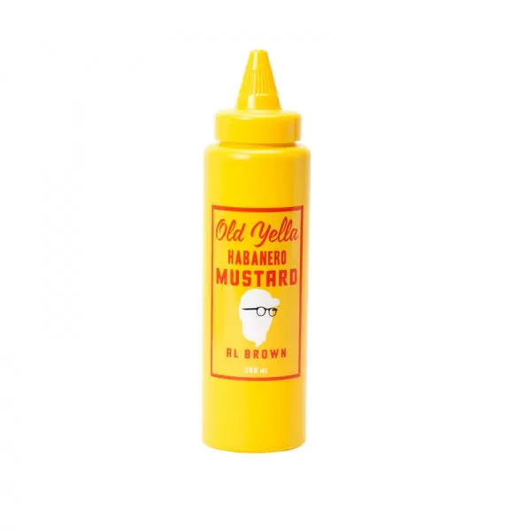 Al Brown Old Yella Habanero Mustard – Smoky Hot Condiment 1