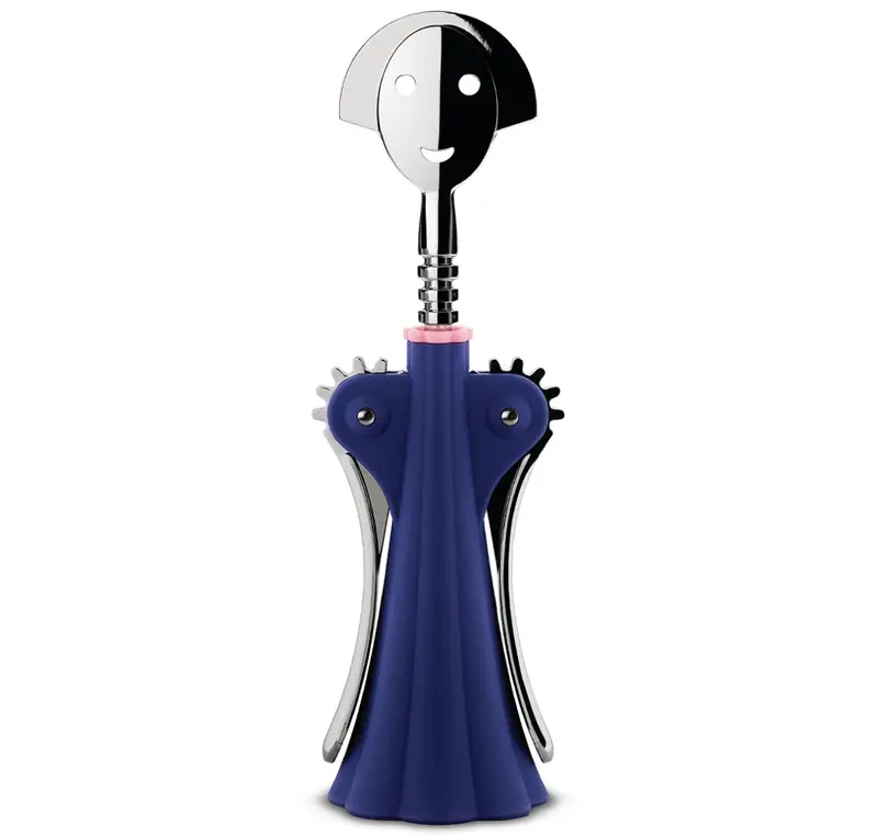 Alessi Anna G. Corkscrew – Iconic Blue Designer Wine Opener 1