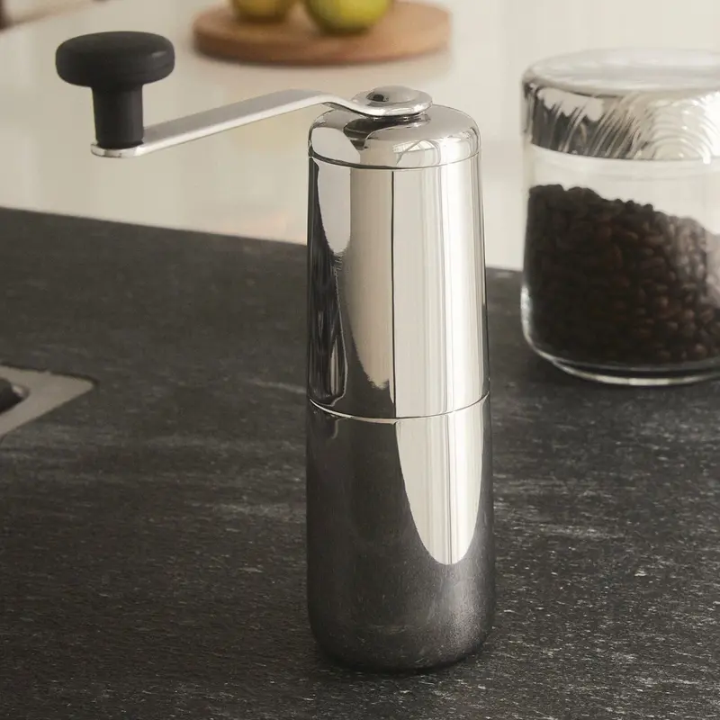 Alessi Stainless Steel Coffee Grinder – Precision Burr Mill 1