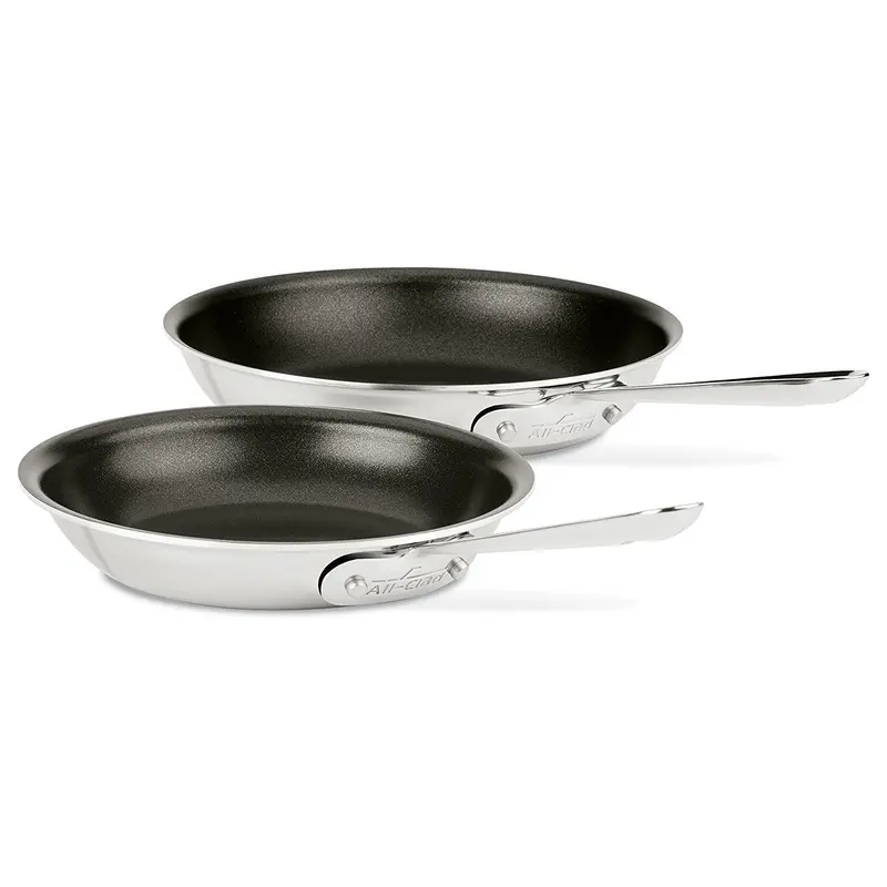 All-Clad Nonstick Fry Pan Set (8" And 10") – Dishwasher Safe 1