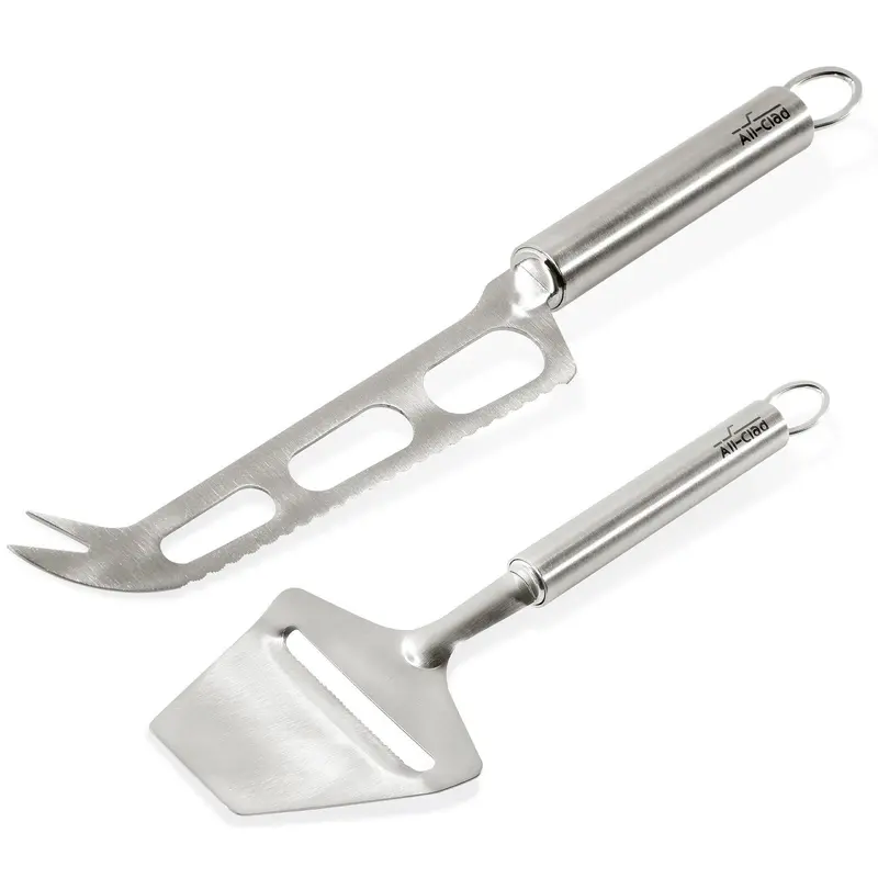 All-Clad Stainless Steel Cheese Tool Set – 2-Piece Gourmet Collection 1