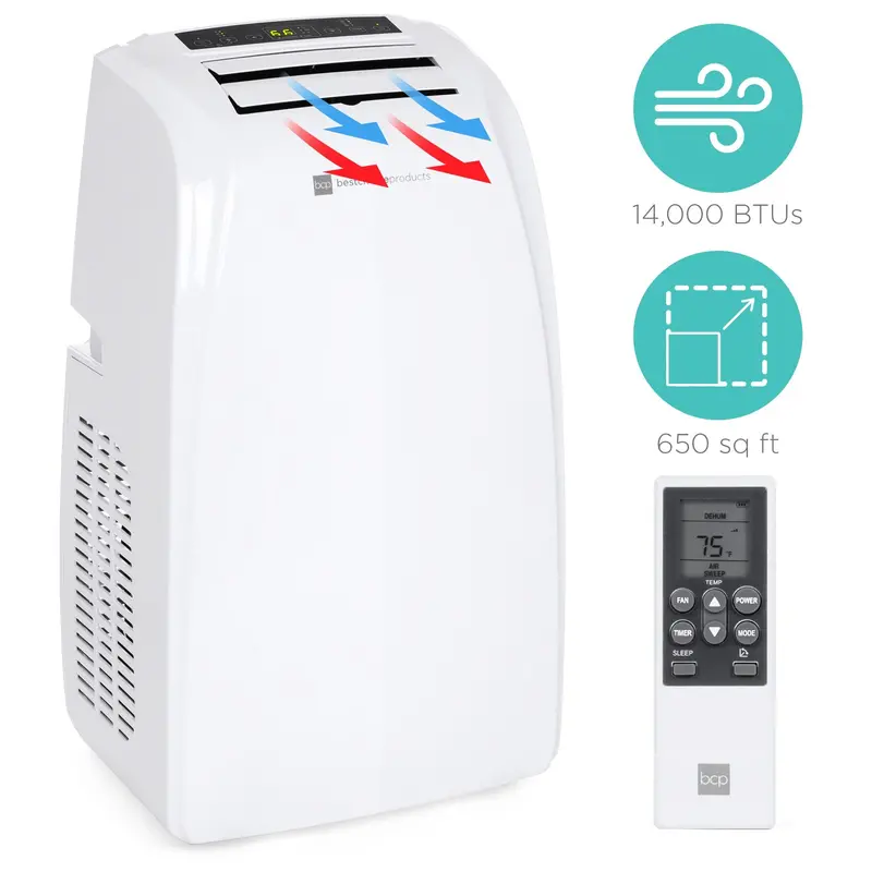 All-In-One Portable Climate Control – 14,000 Btu Ac/Heater With Remote & 4 Modes 1