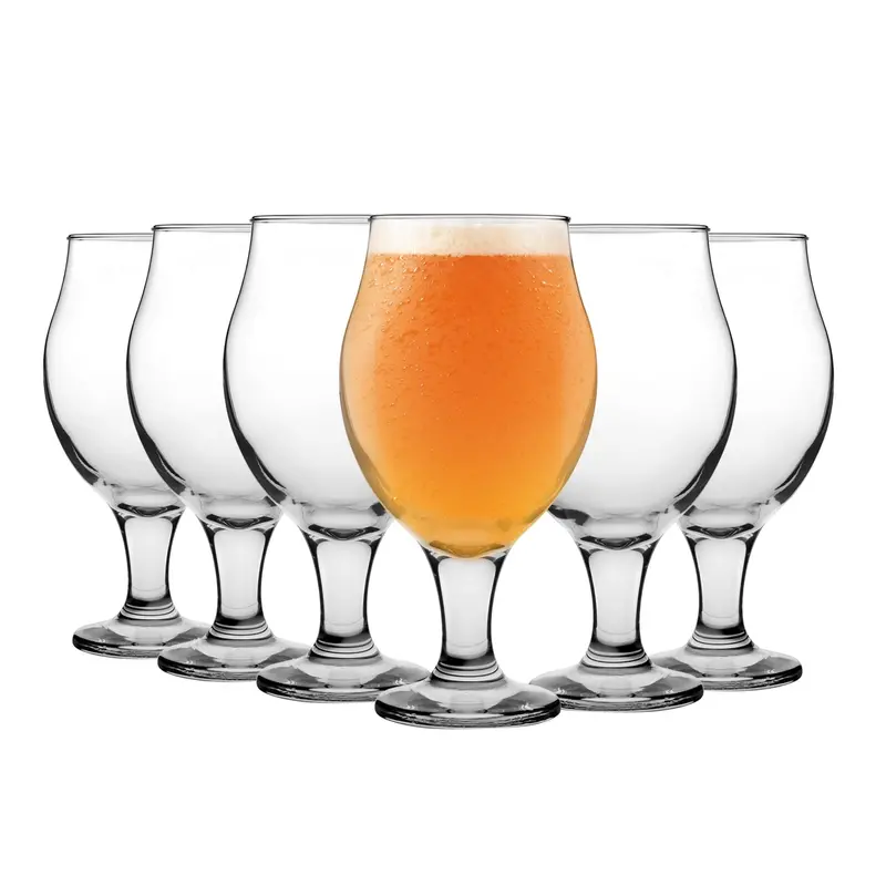 Angelina Tulip Beer Glasses – 570Ml, Six-Pack 1