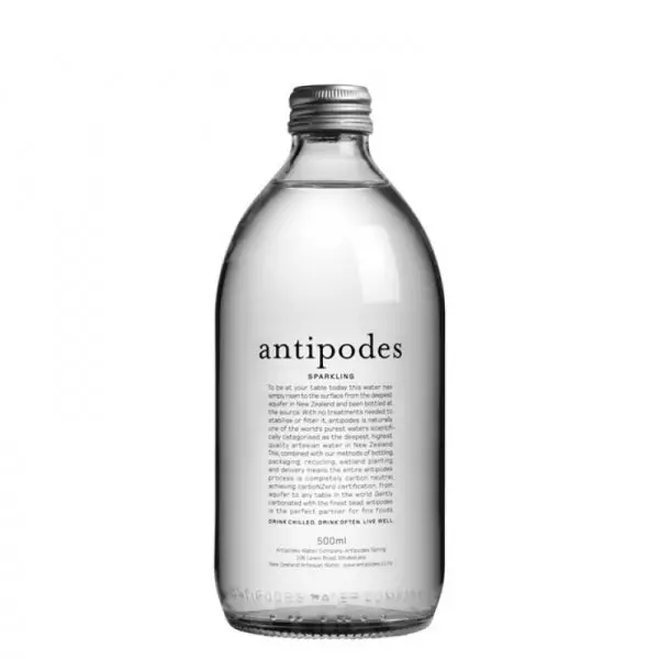 Antipodes Natural Sparkling Mineral Water – Nz Spring Source 1