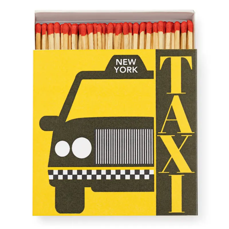 Archivist Nyc Taxi Luxury Matchbox – 125 Wooden Matches 1