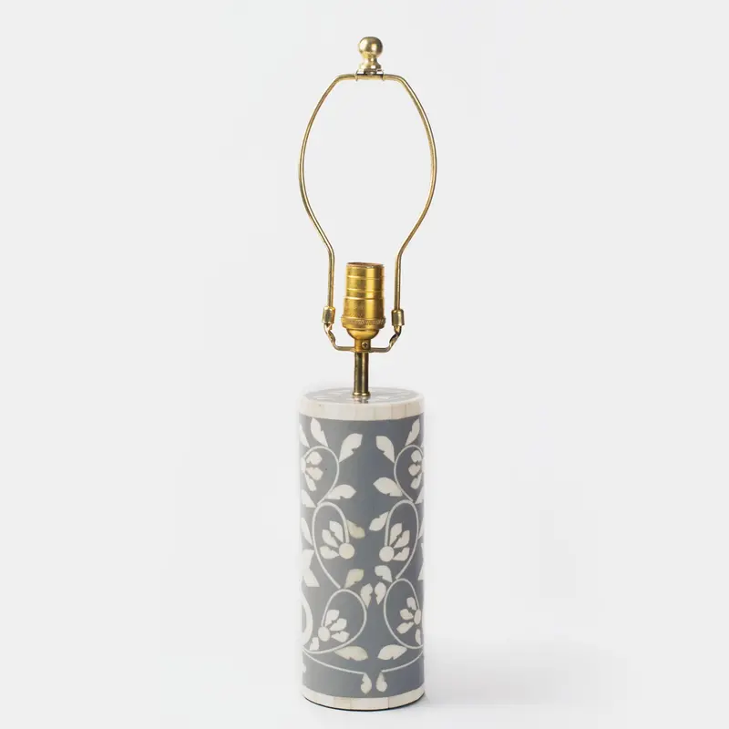 Artisanal Floral Vines Table Lamp – Mela Artisans 1