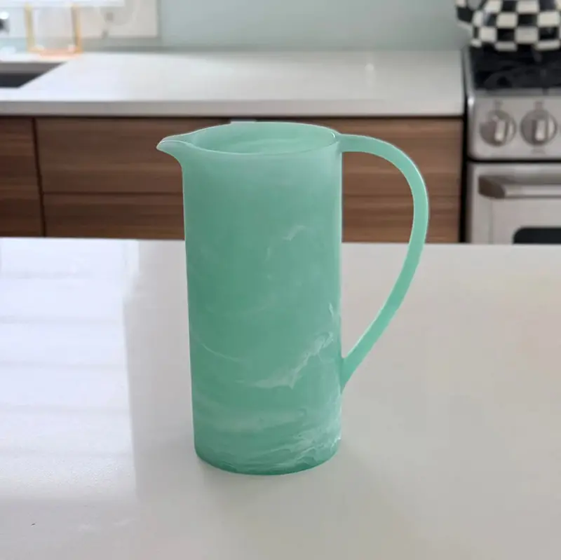 Artisanal Resin Pitcher – Hand-Poured Beverage Carafe 1