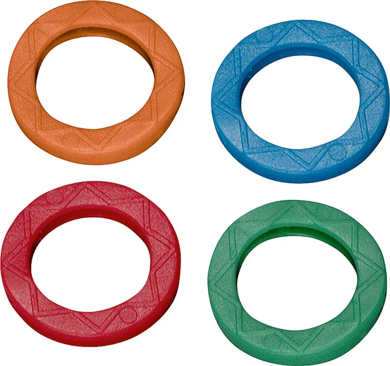 Assorted Color Key Identifiers – 4-Piece Visual Organization Kit 1