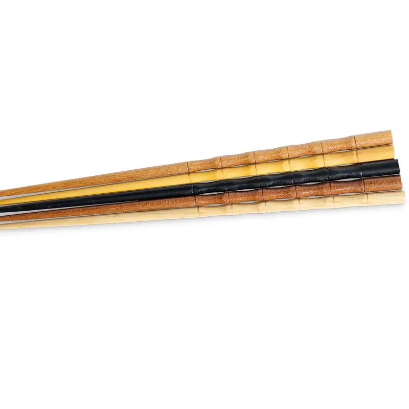 Assorted Natural Wood Chopsticks (5-Pack) 1