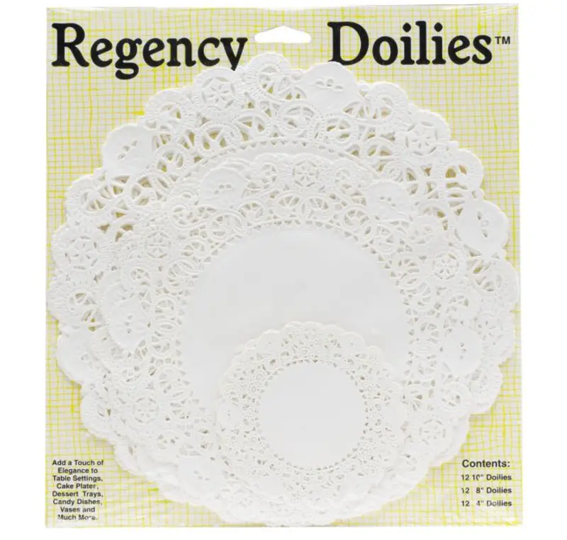 Assorted Round Lace Doily Set – Regency Style 1