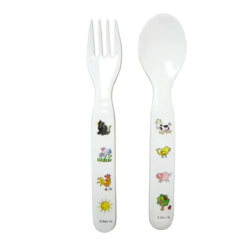 Baby Cie Farm Animal Infant Cutlery Set – Bpa-Free Feeding Tools 1