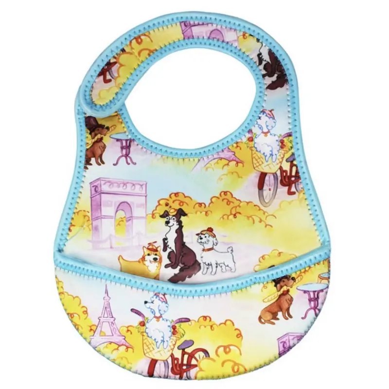Baby Cie My Darling Neoprene Bib – Adjustable Chew-Resistant Feeding Aid 1