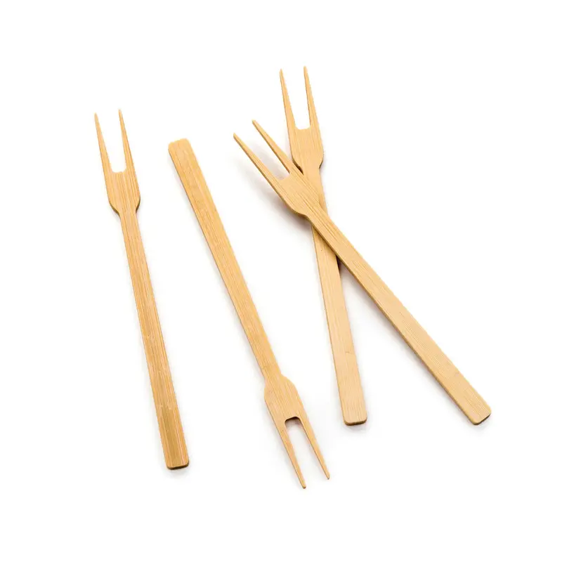 Bamboo 6-Inch Appetizer Forks – 50 Count 1