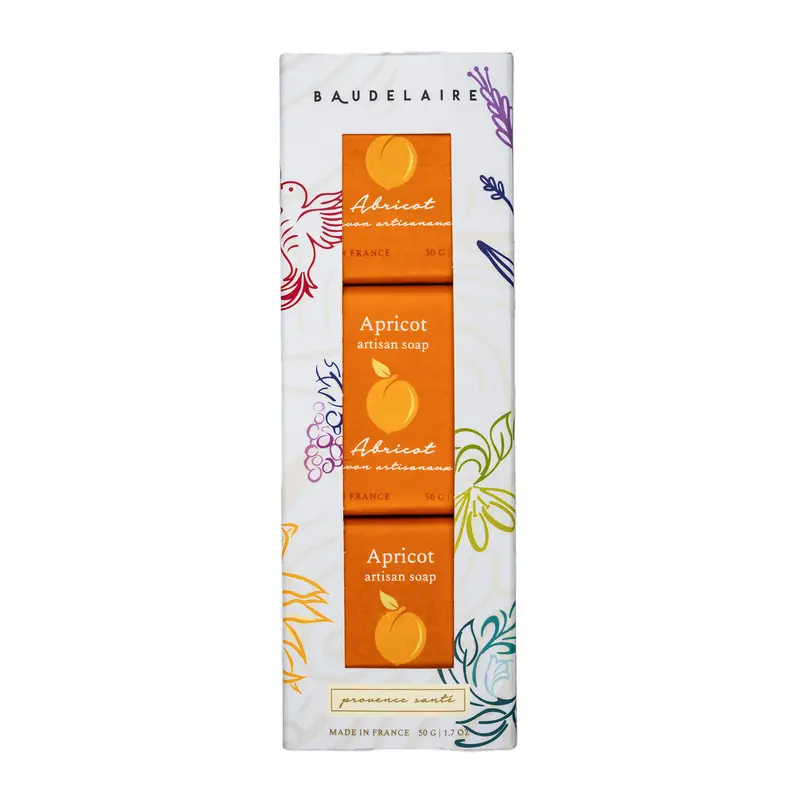 Baudelaire Provence Santé Apricot Gift Set – 3-Piece Botanical Collection 1