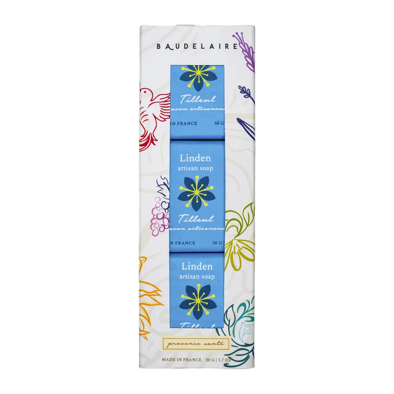 Baudelaire Provence Santé Linden Gift Set – 3-Piece Herbal Wellness Collection 1