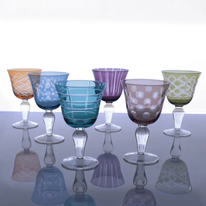 Beatriz Ball Carved-Stem Wine Glasses (Set Of 6) 1