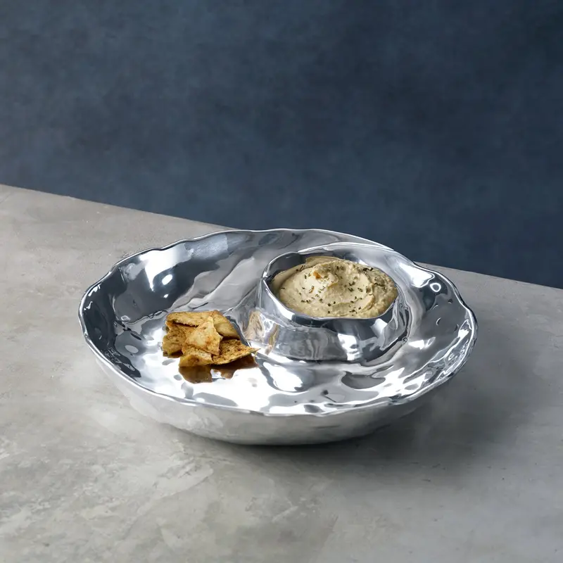 Beatriz Ball Soho Spiral Dip Bowl – Modern Twisted Stainless Serving Dish 1